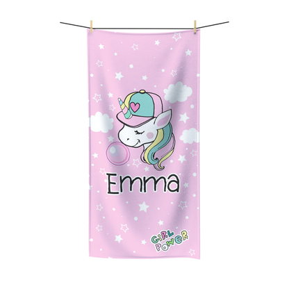 Bubblegum Unicorn Beach Towel