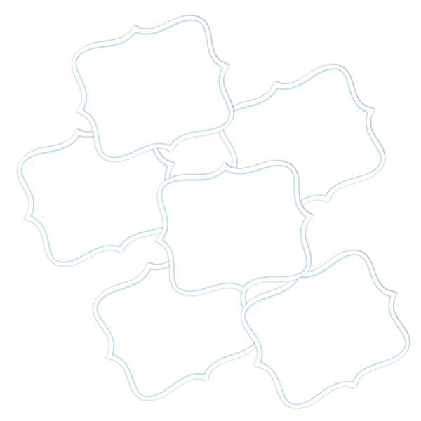 White Write-On Vintage Pantry Labels