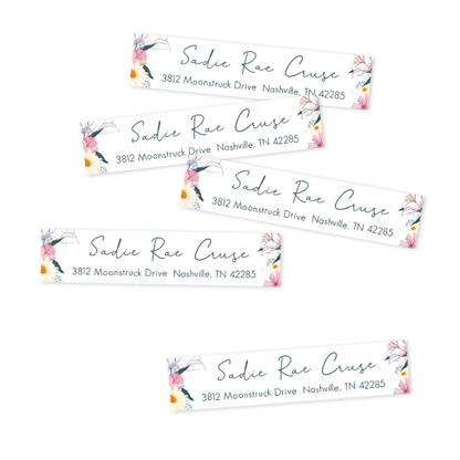 Lily Return Address Labels