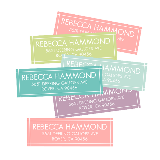 Soft Spring Return Address Labels