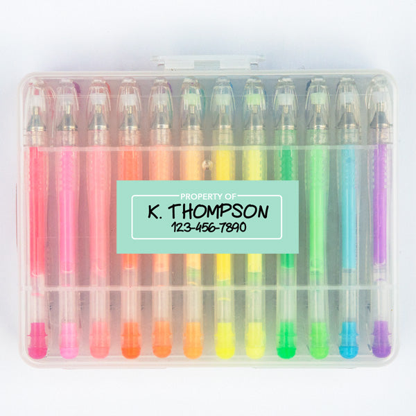 Basic Rectangle Contact Labels