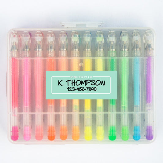 Basic Rectangle Contact Labels