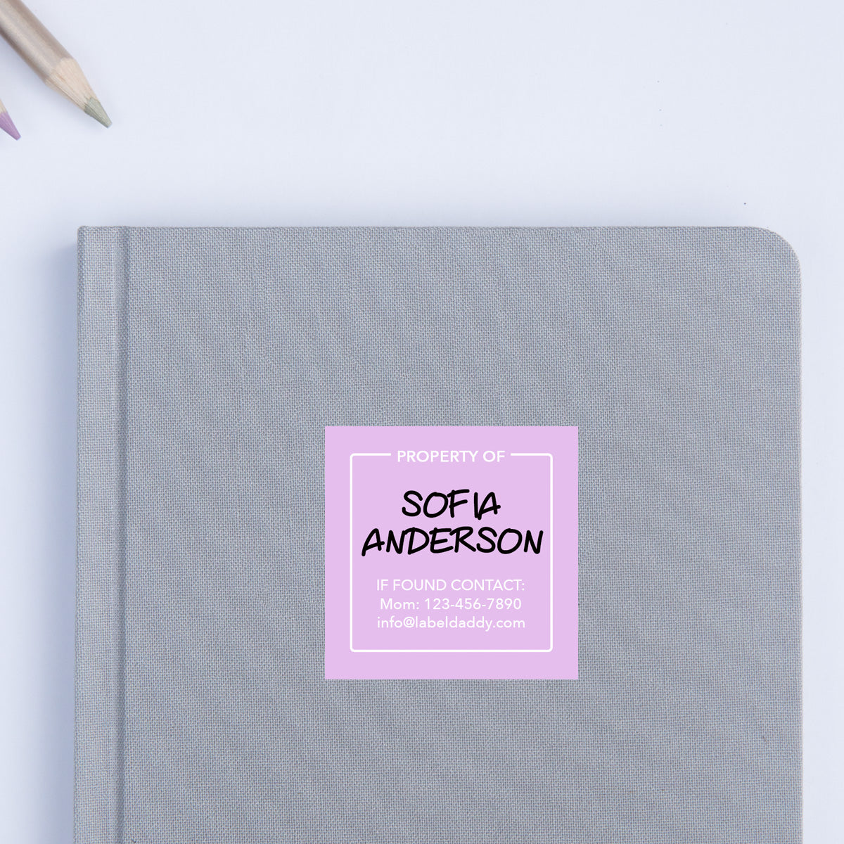 Basic Square Contact Labels