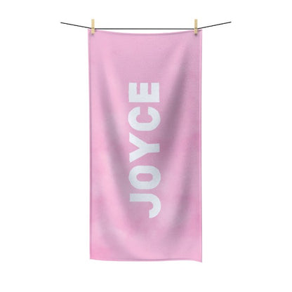 Pink Breeze Beach Towel