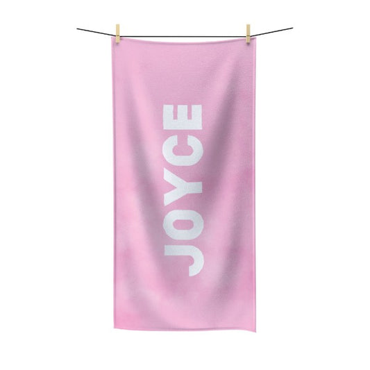 Pink Breeze Beach Towel