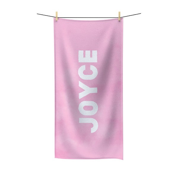 Pink Breeze Beach Towel