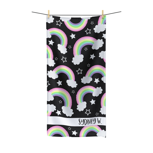 Stars N' Rainbows Beach Towel