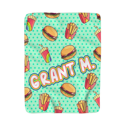 Fast Food Fleece Blanket