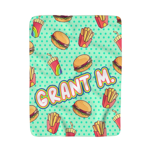 Fast Food Fleece Blanket
