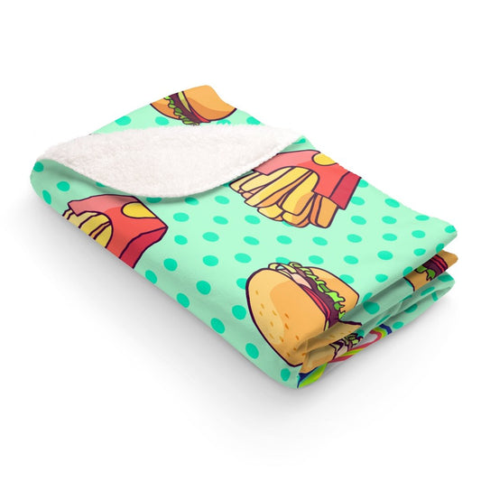 Fast Food Fleece Blanket