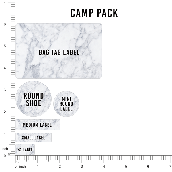 Ruler Sizing of Camp Pack