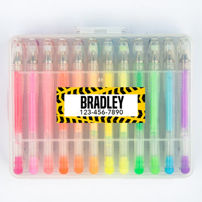 Construction Rectangle Contact Labels