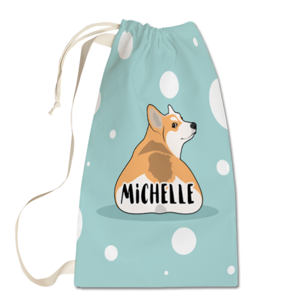 Corgi's Bum Laundry Bag