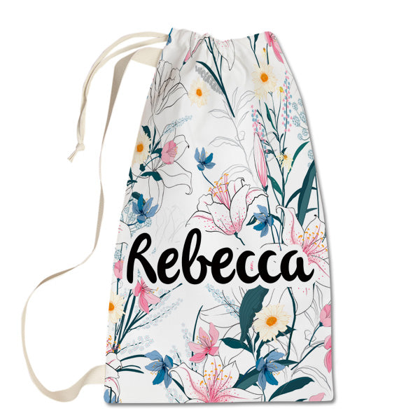 Floral Laundry Bag