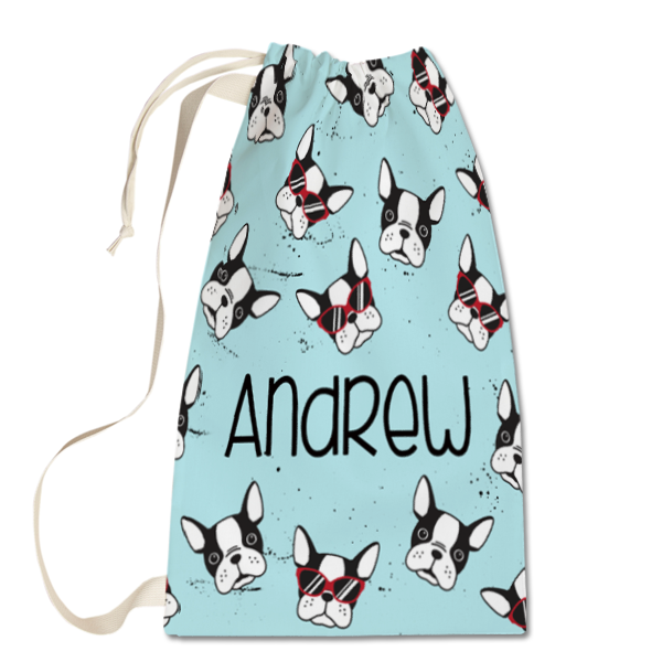 Frenchie Dog Laundry Bag