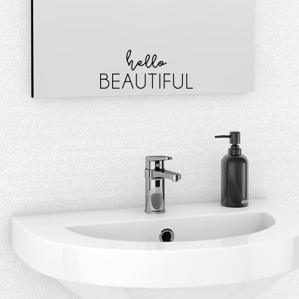 Hello Beautiful Wall Quote