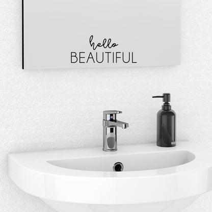 Hello Beautiful Wall Quote