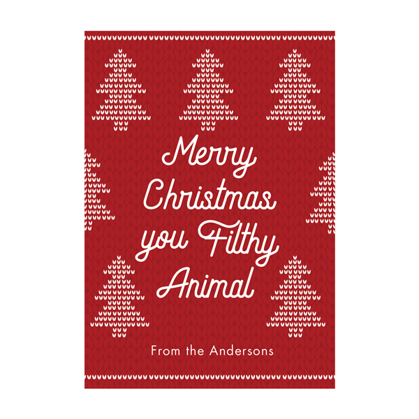 Vintage Holiday Sweater Wine Labels