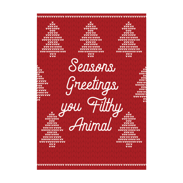 Vintage Holiday Sweater Wine Labels