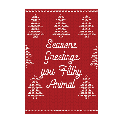 Vintage Holiday Sweater Wine Labels