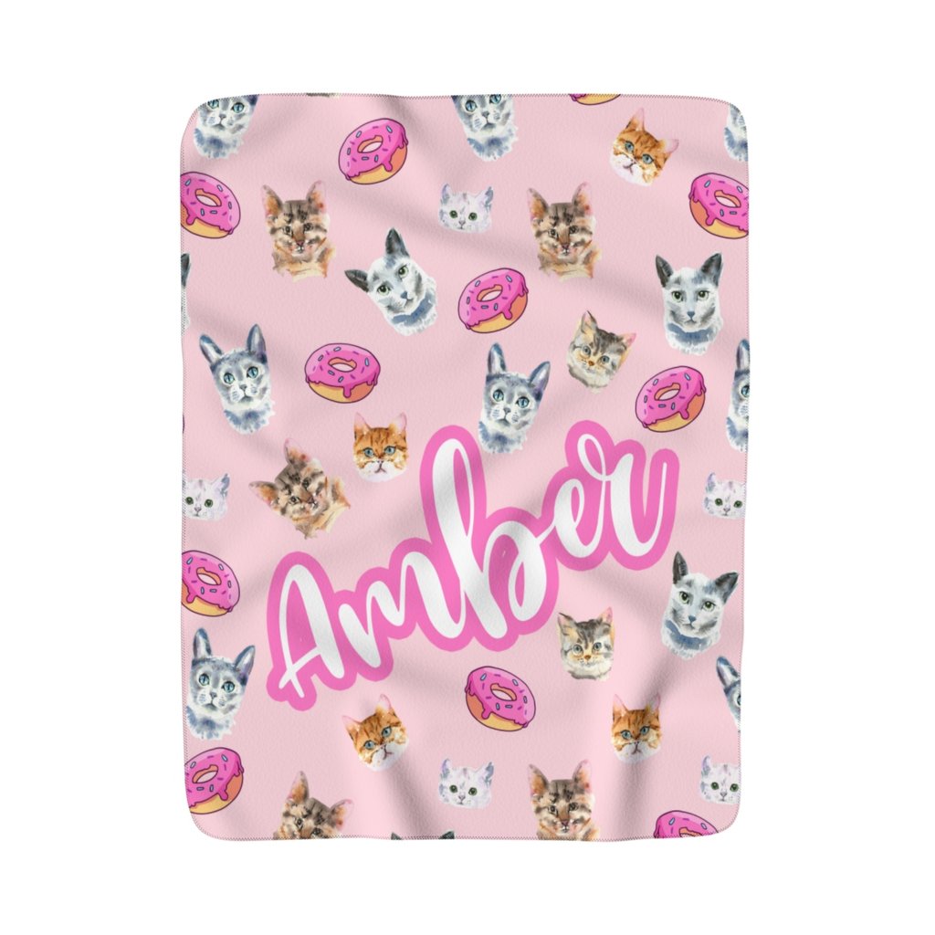 Kitty Heaven Fleece Blanket
