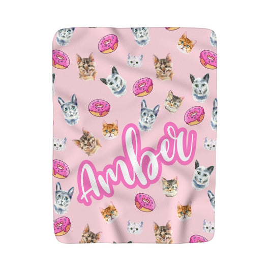 Kitty Heaven Fleece Blanket