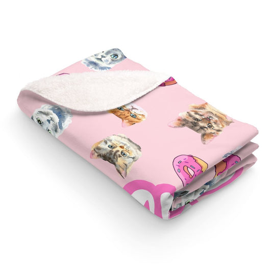 Kitty Heaven Fleece Blanket