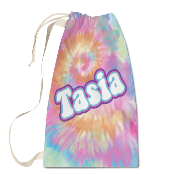 Rainbow Tie-Dye Laundry Bag Large