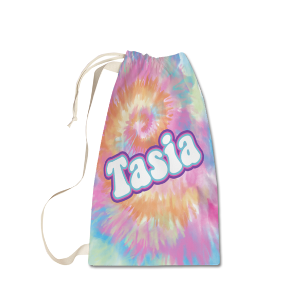 Rainbow Tie-Dye Laundry Bag
