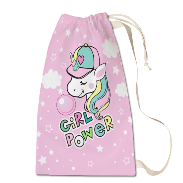 Bubblegum Unicorn Laundry Bag