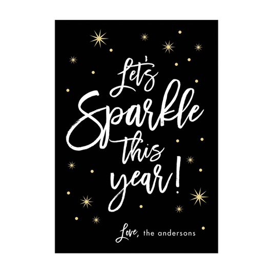 Let's Sparkle Wine Labels