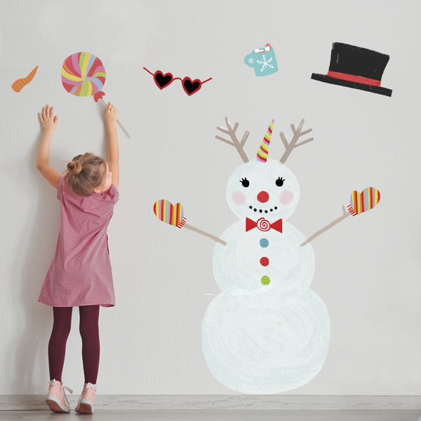 Snowman Wall Decals