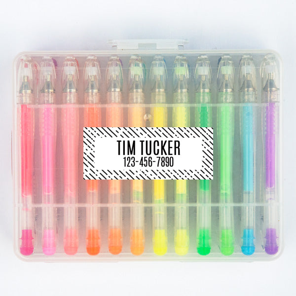 Lines Rectangle Contact Labels