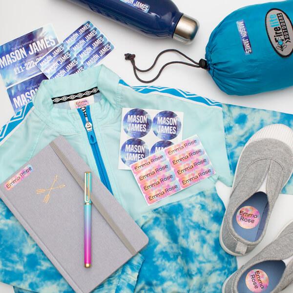 Camp Related Clothing & Items With Labels Attached