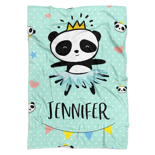 Panda Ballerina Blanket