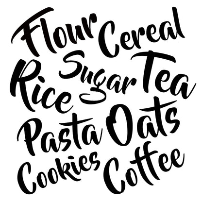 Vinyl Pantry Die-Cut Labels