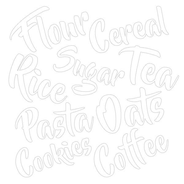 Vinyl Pantry Die-Cut Labels