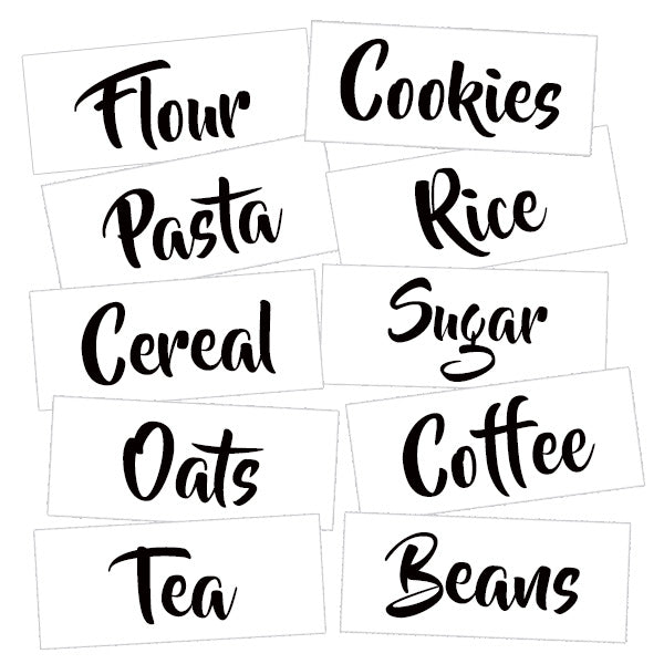 Clear Pantry Label Pack