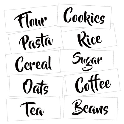 Clear Pantry Label Pack