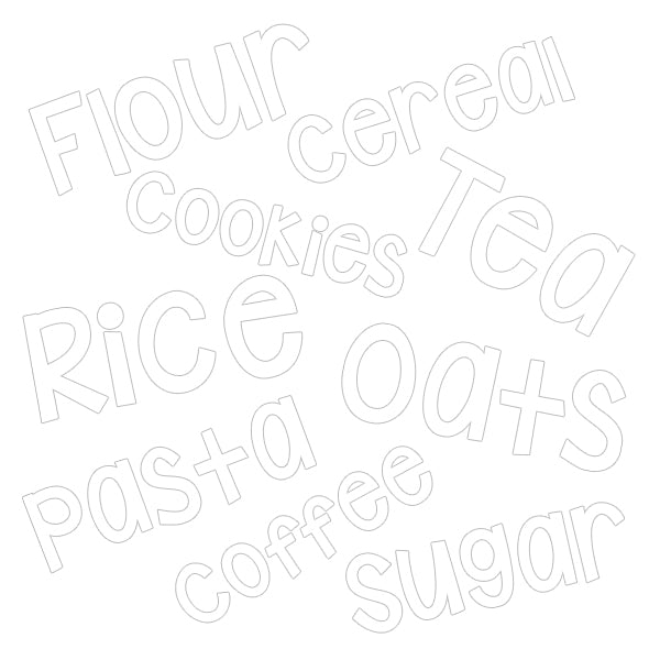 Vinyl Pantry Die-Cut Labels