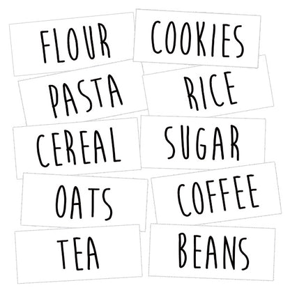 Clear Pantry Label Pack