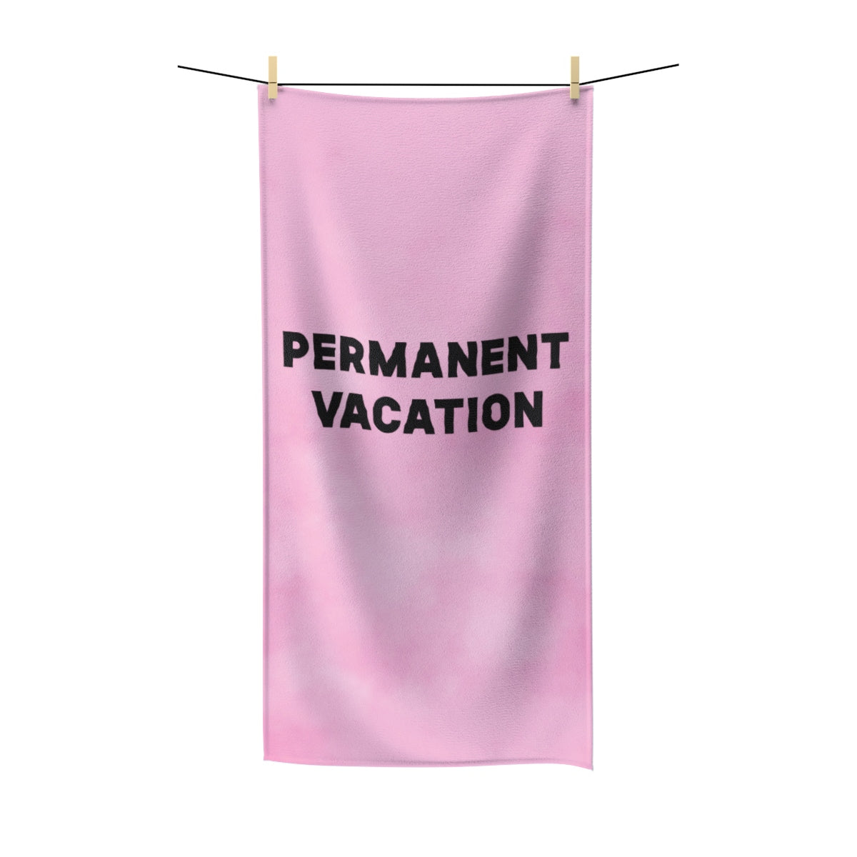 Permanent Vacation Beach Towel