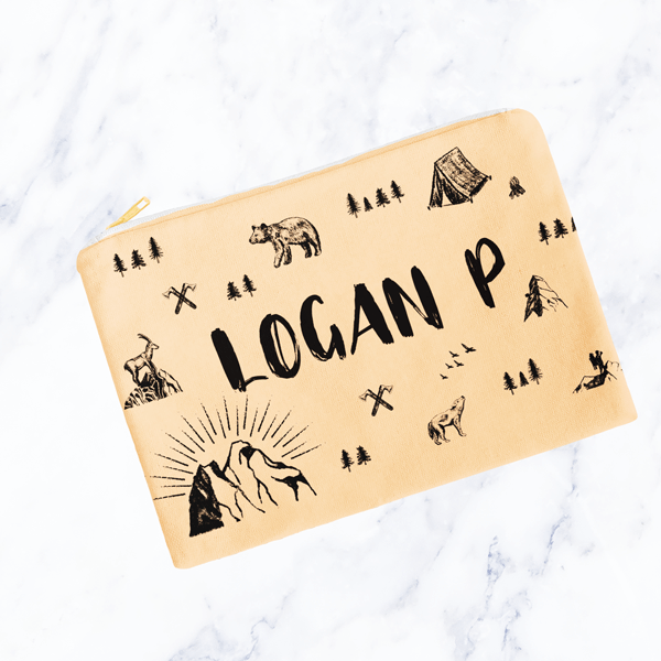 Retro Camper Carry-All Pouch