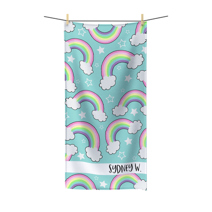 Stars N' Rainbows Beach Towel