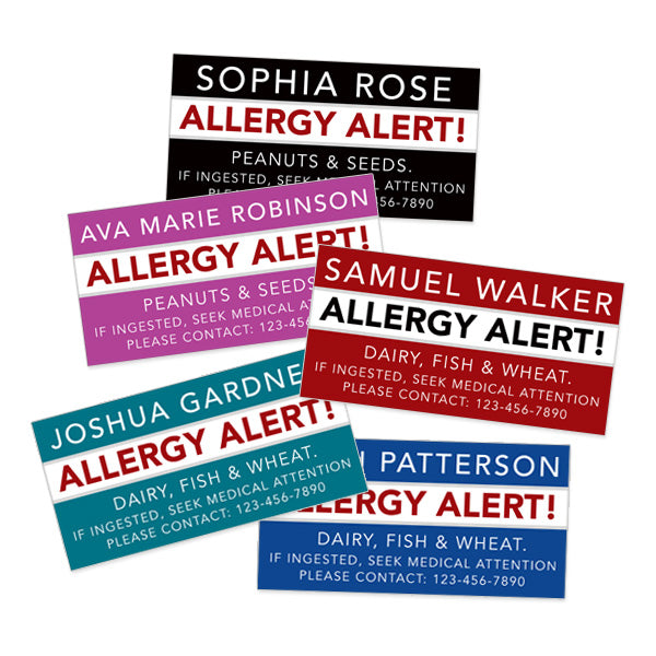 Bold Allergy Labels