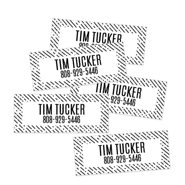 Lines Rectangle Contact Labels