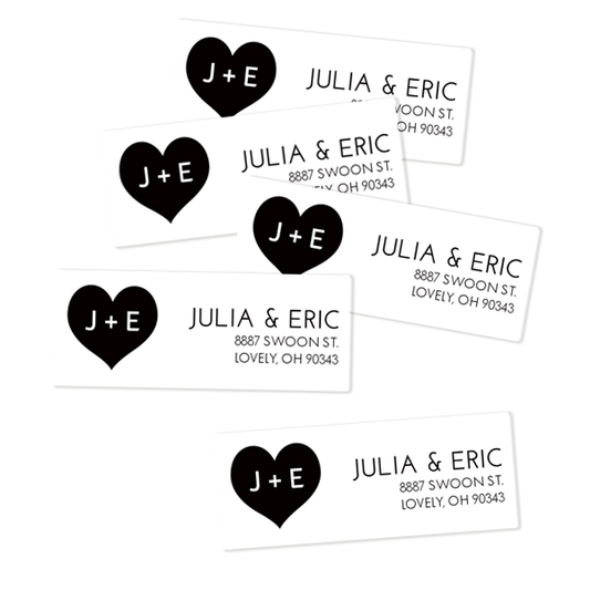 In Love Return Address Labels