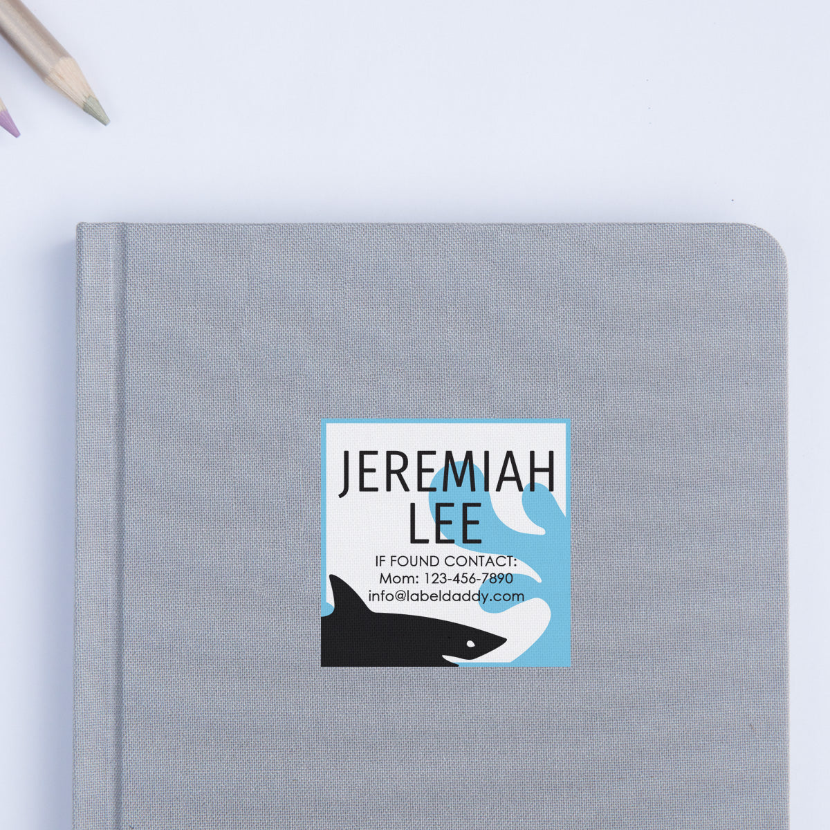 Shark Square Contact Labels