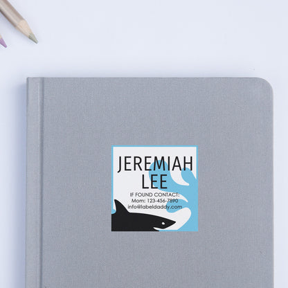 Shark Square Contact Labels