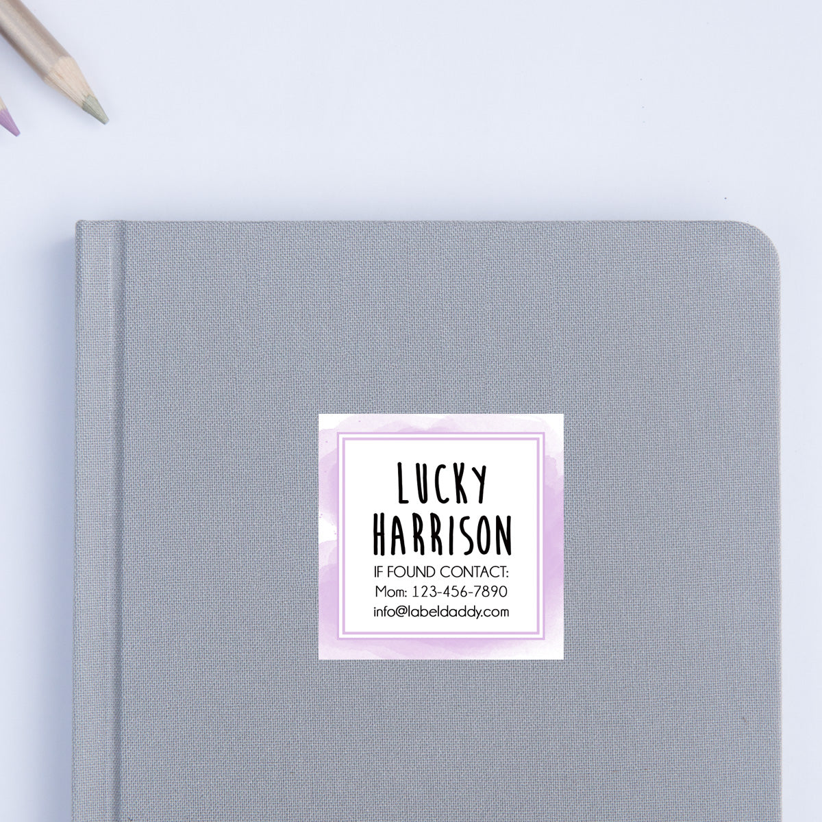 Splash Square Contact Labels